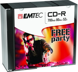 EMTEC - CD-R - ECOC801052SL - 80MIN-700MB EMTC801052SL