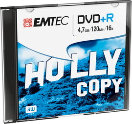 EMTEC - DVD+R - REGISTRABILE - ECOVPR471016SL - 4,7GB - CONF. 10 PZ EMTPR471016SL
