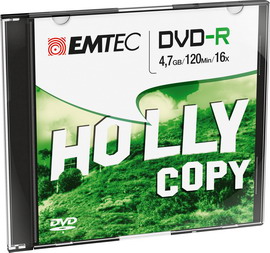 EMTEC - DVD-R - REGISTRABILE - ECOVR471016SL - 4,7GB - CONF. 10 PZ EMTVR471016SL