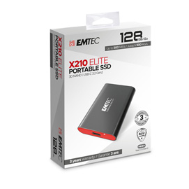 EMTEC - X210 EXTERNAL - 128GB - ECSSD128GX210 EMTD128GX210