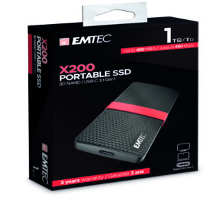 EMTEC - HARD DISK SSD ESTERNO 3.1 - 1 TB - ECSSD1TX200 EMTD1TX200