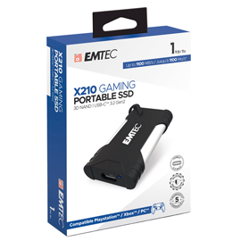 EMTEC SSD 3.2GEN2 X210 1TB PORTATILE GAMING EMTD1TX210G