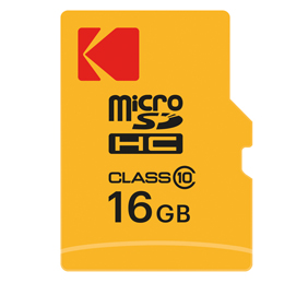 KODAK - MICRO SDHC CLASS 10 EXTRA - EKMSDM16GHC10CK - 16GB KODSD16GHC10