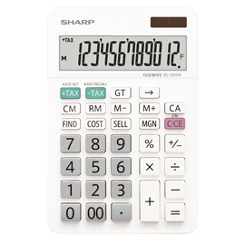 SHARP - CALCOLATRICE DA TAVOLO EL-334W - CON CAVALLETTO - 12 CIFRE - EL-334W SHAEL334W