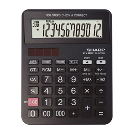 SHARP - CALCOLATRICE DA TAVOLO EL-CC12D - 12 CIFRE - EL-CC12D SHAELCC12D
