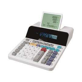 CALCOLATRICE EL 1901 A 12 CIFRE  DISPLAY LCD A 5 RIGHE SHAEL1901