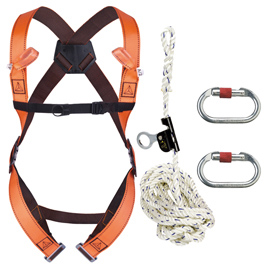 KIT ANTICADUTA ELARA 170 - PER LAVORI IN COPERTURA - TAGLIA S/M/L - DELTAPLUS 101330