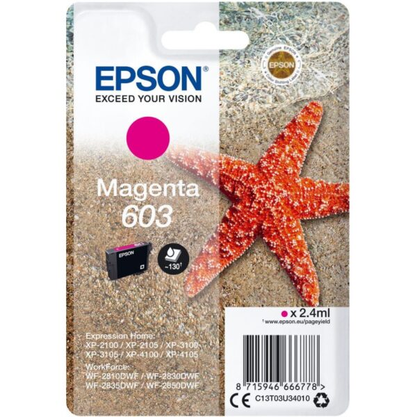 INK-JET EPSON MAGENTA XP2100 n. 603 EPST03U34010