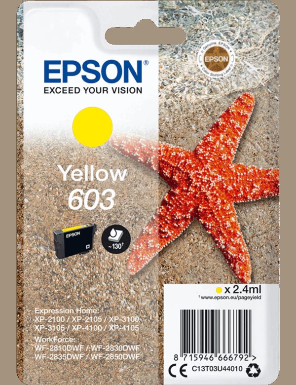 INK-JET EPSON GIALLO XP2100 n. 603 EPST03U44010