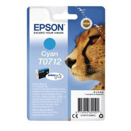 INK-JET CIANO A PIGMENTI EPSON DURABRITE ULTRA STYLUS D78 BLISTER EPST07124012