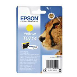 INK-JET GIALLO A PIGMENTI EPSON DURABRITE ULTRA STYLUS D78 BLISTER EPST07144012
