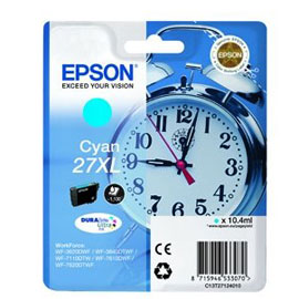 INK-JET CIANO EPSON WORK FORCE WF-3620DWF-3640DTWF-7610DWF-7620DTWF 27 EPST27024012