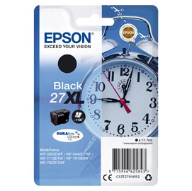 INK-JET NERO EPSON WORK FORCE WF-3620DWF-3640DTWF-7610DWF-7620DTWF 27XL EPST27114012