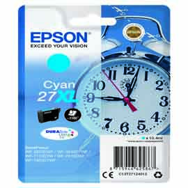 INK-JET CIANO EPSON WORK FORCE WF-3620DWF-3640DTWF-7610DWF-7620DTWF 27XL EPST27124012