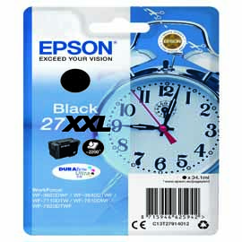 INK-JET NERO EPSON 27XXL SVEGLIA WF-3260-3640-7110-7610 EPST27914012