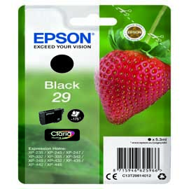 INK-JET NERO FRAGOLA  EPSON EXPRESS HOME XP-235 XP-332 XP-435 NR. 29 EPST29814012