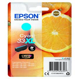 INK-JET EPSON 33XL CIANO XP-530-630-635-830 EPST33624012