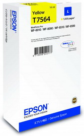 INK-JET GIALLO EPSON WORK FORCE PRO L 8010-8090-8510-8590 EPST75644N