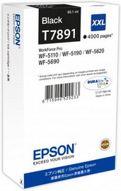 INK-JET NERO EPSON WORK FORCE PRO XXL 5110-5190-5620-5690 EPST789140