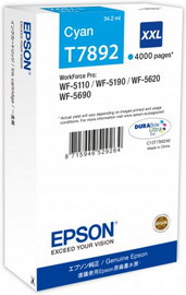 INK-JET CIANO EPSON WORK FORCE PRO XXL 5110-5190-5620-5690 EPST789240