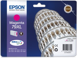 INK-JET MAGENTA EPSON 79XL WORKFORCE PRO WF-4630-4640-5110-5190-5620-5690 EPST79034010