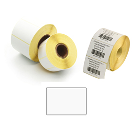 ETICHETTE PER TRASFERIMENTO TERMICO DIRETTO - 58X43 MM - 1 PISTA - PRINTEX - ROTOLO DA 1000 PEZZI 87079