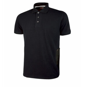 POLO A MANICHE CORTE GAP - TAGLIA XXL - NERO - U-POWER - CONF. 3 PEZZI 89879