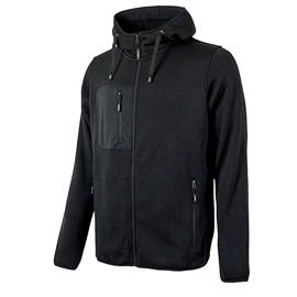 FELPA DA LAVORO RAINBOW - TAGLIA XL - NERO - U-POWER 102609