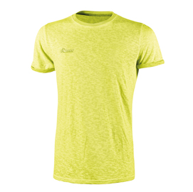 MAGLIETTE A MANICHE CORTE - TAGLIA L - FLUO GIALLO - U-POWER - CONF.3 PEZZI 94249