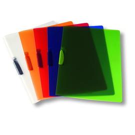 CARTELLINA CON MOLLA CLIPPER - 22X30 CM - TRASPARENTE ARANCIO - FELLOWES 45671