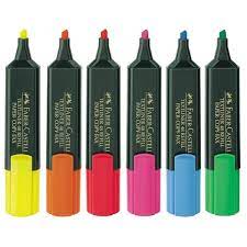 EVIDENZIATORE TEXT-1548 FABER CASTELL COL. ASSORTITI 46089