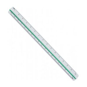 SCALIMETRO 6 SCALE  1:500-1000-1250-1500-2000-2500  30CM CATASTALE FARA