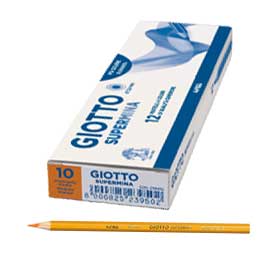 PASTELLO GIOTTO SUPERMINA 1PZ ARANCIONE MEDIO FILA 36243