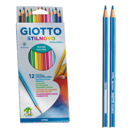 PASTELLO GIOTTO STILNOVO ACQUARELL CF 12 79427
