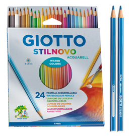 PASTELLO GIOTTO STILNOVO ACQUARELL CF 24 79428