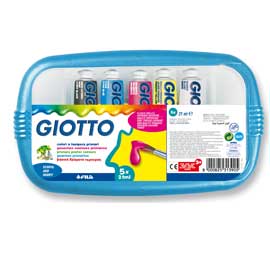 TEMPERA IN TUBO 5PZ. 21ML CAD. FILA 28151