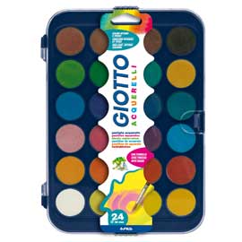 COLORE ACQUERELLO 24C.+PENNELLO FILA  352400 40480