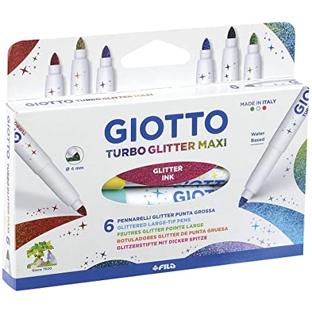 PENNARELLO GIOTTO TURBO MAXI  GLITTER CF 6