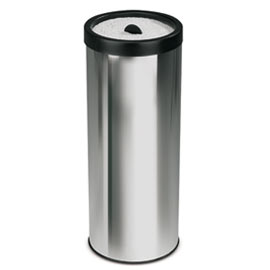 POSACENERE CON SABBIA - 50 LITRI - DIAMETRO 33 CM - ALTEZZA 80 CM - INOX - STILCASA 58122