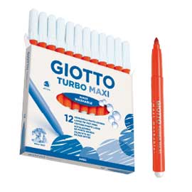 PENNARELLO ARANCIONE GIOTTO TURBO MAXI X12 UNICOLOR 51504