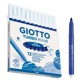 PENNARELLO BLU OLTREMARE GIOTTO TURBO MAXI X12 UNICOLOR 51512