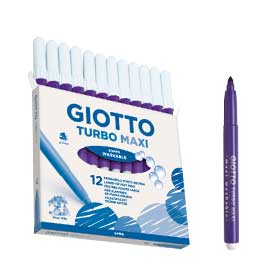 PENNARELLO VIOLETTO GIOTTO TURBO MAXI X12 UNICOLOR 51513