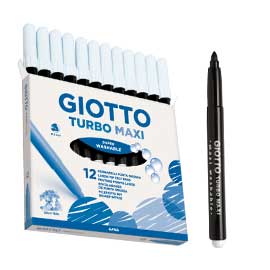 PENNARELLO NERO GIOTTO TURBO MAXI X12 UNICOLOR 51514