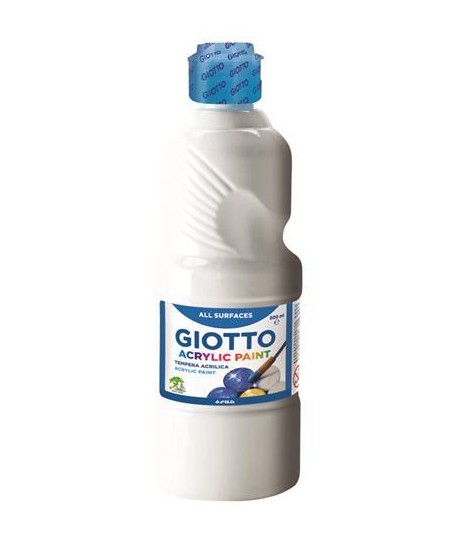 TEMPERA ACRILICA 500ML. BIANCO  FILA