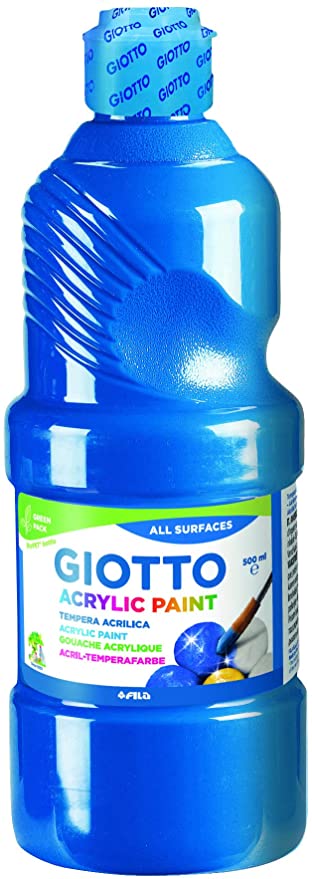 TEMPERA ACRILICA 500ML. CIANO    FILA
