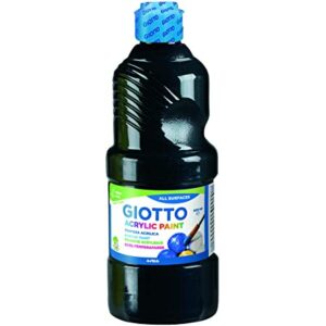 TEMPERA ACRILICA 500ML. NERO    FILA