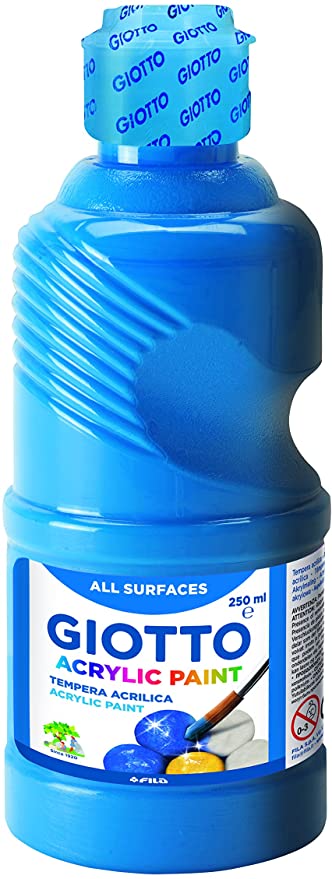 TEMPERA ACRILICA 250ML. CIANO  FILA