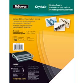 COPERTINA A3 PVC  TRASP. 100Fg. 200 MIC FELLOWES 77769