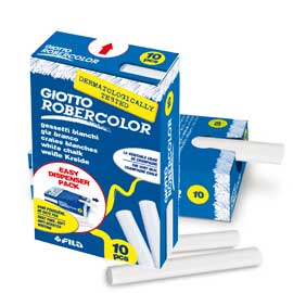 GESSO BIANCO ROTONDO 10PZ. FILA 35270