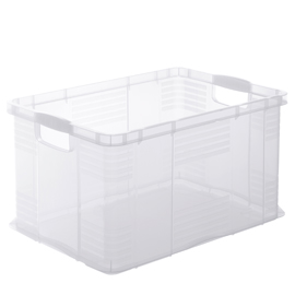 CONTENITORE PORTAOGGETTI - 59X39X31 CM - A3 - 55 L - PPL - TRASPARENTE - ROTHO 79670